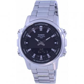 Casio Enticer World Time Telememo Analog Digital Men's Watch AMW-880D-1AVDF
