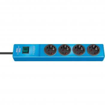 Regleta de Enchufes Brennenstuhl Eco-Line Comfort Switch Plus con 6 Tomas de Corriente y Cable de 1,5 m (Interruptor Manual/Pie) Antracita
