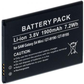 Batería compatible con Samsung Galaxy S4 Mini, Galaxy S4 Mini Duos, Galaxy S4 Mini LTE, GT-I9190, GT-I9192, GT-I9195, Serrano, SGH-I257