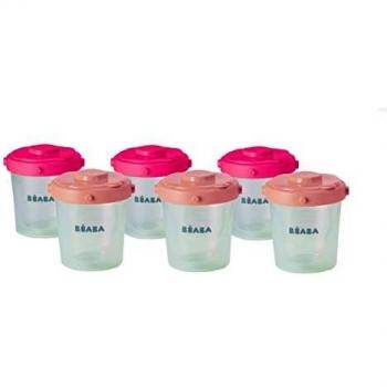 Béaba Lot de 6 portions Clip 2ème âge 200ml