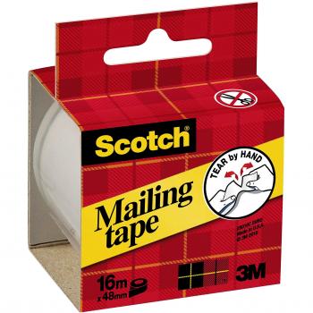 Scotch E5016C - Cinta transparente para embalar