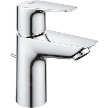 Sifón de Lavabo Grohe Metal - Grifo Monomando Cromado Start edge Mezclador monomando de lavabo con vaciador automático, Tamaño s, Cromo (24196001) - Grohe