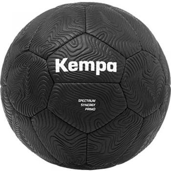 Balón de Balonmano Kempa Spectrum Synergy Primo Negro y Blanco, Tamaño 3, Unisex, Construcción de 30 Paneles, para Entrenamiento y Partido