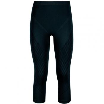 Odlo Evolution Pirata Térmico 3/4, Mujer, Negro/Gris