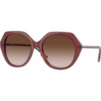 Burberry Be4375 Sunglasses for Women, Color: Bordeaux, Style: Géométrique, Size: 55 MM