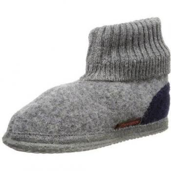 Giesswein Kramsach - Zapatillas de casa de lana niño, Schiefer, 30