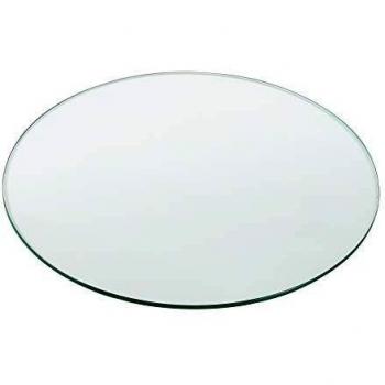 Tablero de Vidrio Templado Glasgow para Mesa de Centro Ø 700 x 8 mm - Transparente