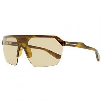 Tom Ford Havana Brown Mono Lens Men's Sunglasses FT 0797