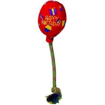 K75691 RCC22E F KONG Occasions Birthday Balloon Rojo Medium