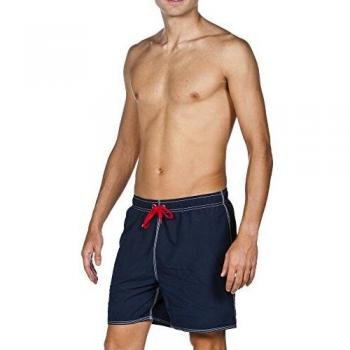 Arena Bóxer Hombre Fundamentals Solid, Navy-Red, S