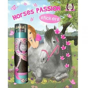 Horses passion Sticker lapiceros