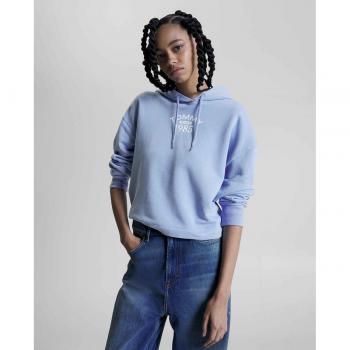 Sudadera Tommy Jeans Relaxed Essential Azul Mujer