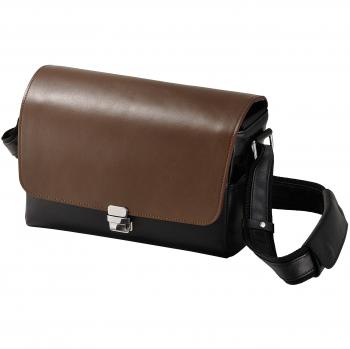 Olympus CBG-11 -Bolso de Piel para Pen-F, marrón/Negra