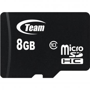 Team Group Micro SD 2 GB con adaptador SD tarjeta de memoria 8 GB Class 10
