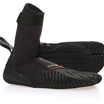 O'Neill Heat 3mm ST Boot - Botas de neopreno con punta dividida, 3 mm de grosor, diseño unisex, correa de espinilla antirrugas, enjuague solo con agua fría