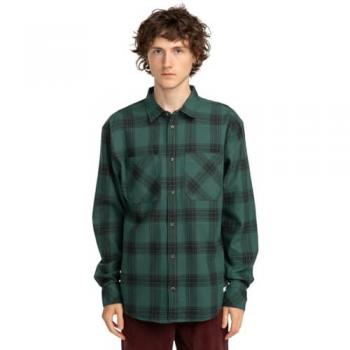 Camisa de Hombre Element Compass de Manga Larga - Verde Trekking