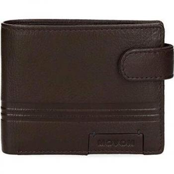 Movom Tablet Cartera Horizontal con Cierre de Clic Marrón 11x8,5x1 cms Piel