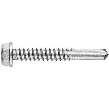 Index BAUTO5510 - Tornillo viga punta broca n 5 cabeza hexagonal inoxidable bimetal A2 5,5 x 100