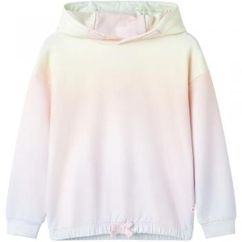 Sudadera infantil con capucha blanco estrellado 140