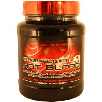 Scitec Nutrition Hot Blood 3.0 820 gr - Sabor - Naranja-Maracuyá