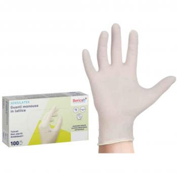 GUANTES LATT TALC S 100PZ SENSILA