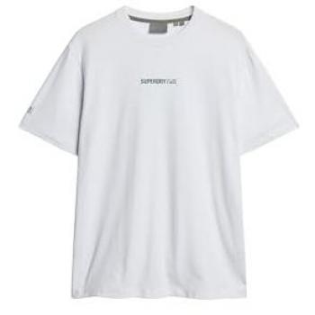 Camiseta Suelta Con Logo Utility Sport para Hombre - Blanco, Manga Corta, Talla XXL