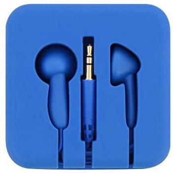 Auriculares Alámbricos T'nB Pocket con Estuche Enrollable Azul