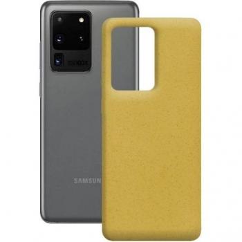 KSIX-Funda para Móvil Samsung Galaxy S20 Ultra KSIX Eco-Friendly Amarillo