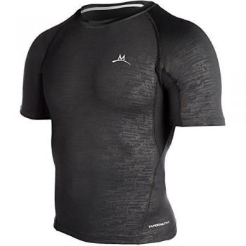 Mission Performance Baselayer Camiseta Interior, Hombre, Negro, M