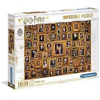 Clementoni - Puzzle 1000 piezas Imposible Harry Potter, Puzzle adulto personajes