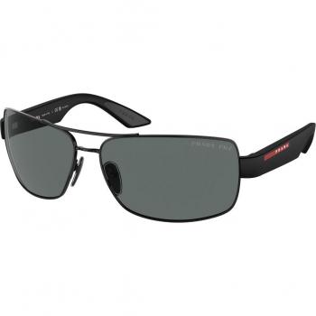 Prada Linea Rossa PS50ZS Polarized 1AB02G Men's Sunglasses Black Size 65