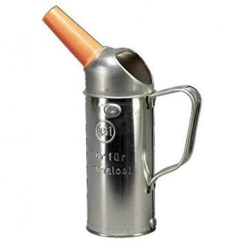 Medidor de Aceite de Chapa Blanca Pressol 0,5L con Pico Vertedor