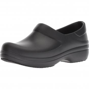 Crocs Women's Neria Pro II Black Slip-Resistant Work Clog - Size W11
