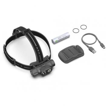 Linterna frontal LED recargable GP XPLOR PHR19 - 1200 lúmenes, USB-C, incluye 3 pilas AAA, diseño mini stylus