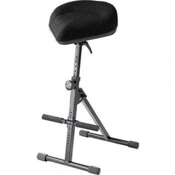 K&M 14046 Pneumatic Ergonomic Stool with Fabric Cover and Footrest