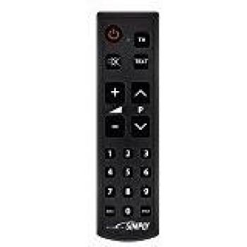 Telecomando Universal TV Elegante con Botones Grandes y Programación por Código