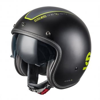 Sparco S0033404XLNRGF Cafe Racer Abs Casco, Negro, XL
