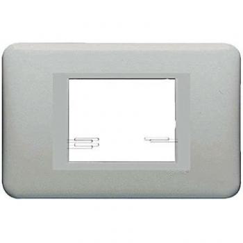 Placa Transversal Legrand 680542 ABS 2 Módulos Centrales Blanca Serie Vela