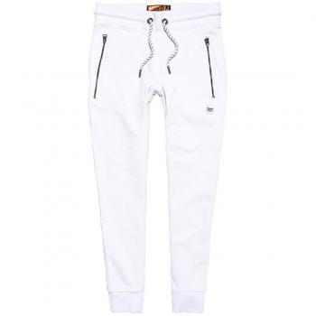 Superdry New House Collective Jogger Pantalones de Deporte, Blanco