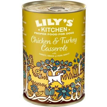 Lily's Kitchen Adult Chicken & Turkey Casserole Wet Dog Food 400g