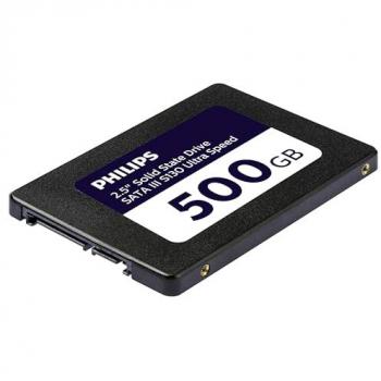 Disco SSD Interno Philips S130, 500GB, 2.5 Pulgadas, SATA III, Velocidad de Lectura hasta 550 MB/s