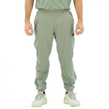 Adidas Pro Pantalón De Entrenamiento Hombres - Verde Claro, tipo de producto: pantalón de entrenamiento, características: diseño ligero y transpirable, tecnología que absorbe la humedad, ajuste cómodo, cintura elástica con cordón ajust
