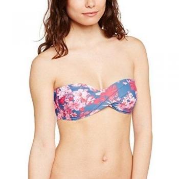 Bikini Bar Bermeo Bandeau Twist - Parte de arriba de bikini para mujer, color azul, talla 40