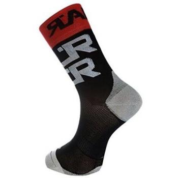 Rafa 'l Attack – Calcetines para Hombre, Hombre, Attack, Negro/Rojo