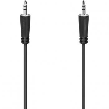 Cable de audio Hama 00205115 - 3 m - Jack de 3.5 mm - Negro