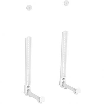 Soporte Universal para Barra de Sonido MyWall HZ 19 WL, Girevole, Blanco (2 Piezas)