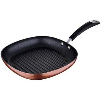 San Ignacio ASADOR 28X28X4.5CM Aluminio Forjado INDUCCIÓN Pandora SG, Cobre, 28x40x5 cm, 28 cm