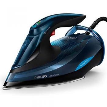 Plancha de Vapor Philips Azur Elite GC5034/20, 3000W, Tecnología SteamGlide Plus y Antical, Sin Quemaduras ni Ajustes de Temperatura, Golpe de Vapor 260 gr y Vapor Continuo 65 gr