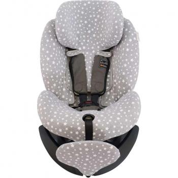 Funda de Algodón Elástico Jyoko para Silla de Coche Besafe Izi Plus White Star