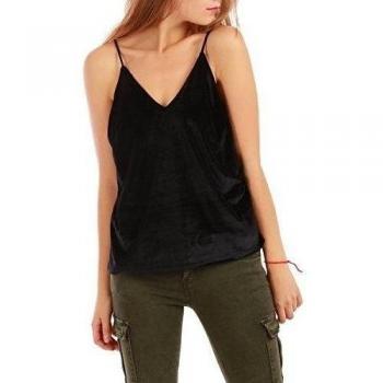 La Modeuse - Camiseta sin mangas - para mujer negro large
